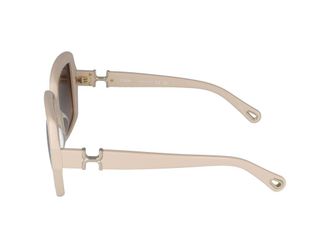 Chlo&eacute; Womens Ch0301s Oversized Square Acetate Sunglasses Ivory