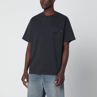 Awake NY T-shirt girocollo nera con logo