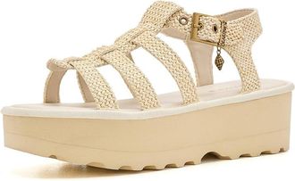 Bearpaw Delilah Womens Dress Flat Shoes Natural : 11 M, Faux Leather