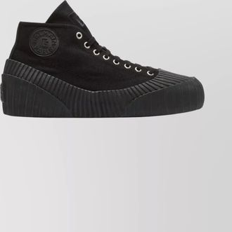Balmain canvas high-top sneakers