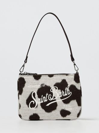 MC2 Saint Barth Borsa Parisienne in feltro furry stampa animalier