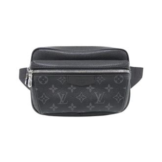Louis Vuitton Pre-owned Taiga Rama Bumbag Outdoor Coated Canvas Waist Bag - Heren - Vintage Heuptassen - Zwart - ONE Size - Vintage