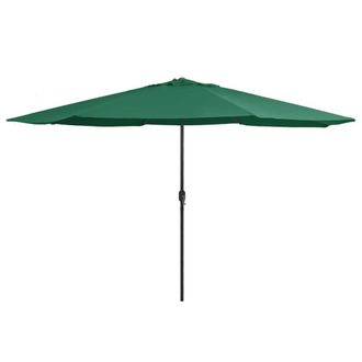 Berkfield Home Outdoor Parasol with Metal Pole 400 cm Green