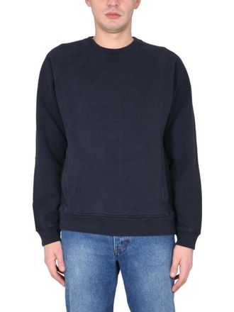 Ten c Navy Blue Solid Sweatshirts
