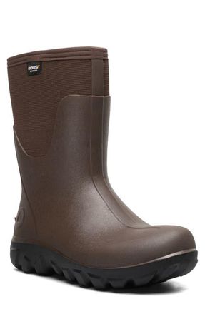 Bogs Classic Seamless Mid Waterproof Boot in Brown at Nordstrom, Size 14