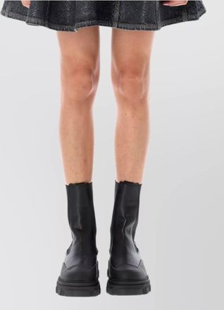 Ganni denim mini dress