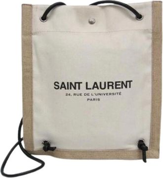 Saint Laurent Zaino/Borsa a tracolla Pre-owned - - Pre-owned - Donna - Beige - ONE SIZE