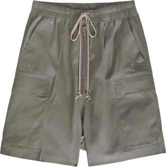 Rick Owens Cargobela Stretch-cotton Poplin Shorts - Dark Brown - 52 (IT52 / XL)