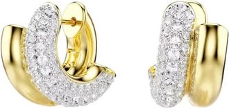 Swarovski Dextera Gold-Tone Plated Hoop Earrings