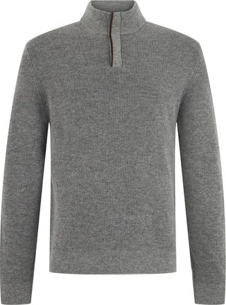 Slowear Maglione con collo a zip - - Knitwear - Uomo - Grigio - M