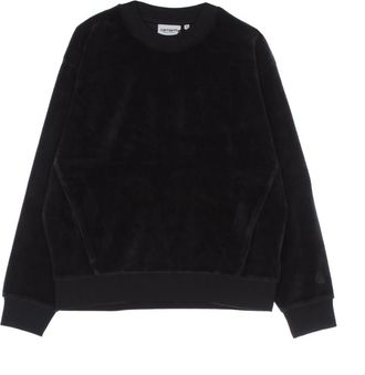 Carhartt Work in Progress Zwart sweatshirt met lange mouwen en geribbelde manchetten - Heren - Sweatshirts - Zwart - L - Katoen - Hoodies & sweatvesten