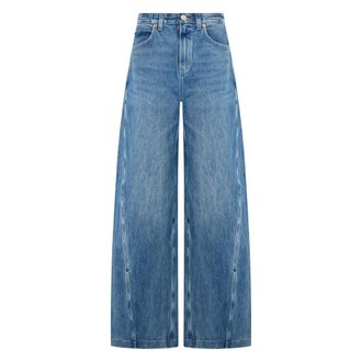 Alexander Wang Alexander Wang, Wide Jeans, female, Blue, Size: W27 Wide-leg Jeans