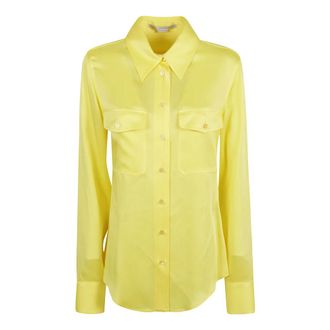 Stella McCartney Stella McCartney, Shirts, female, Yellow, Size: 2XS Yellow Shirt for Women