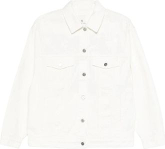 Anine Bing Rory Jacket - Dames - Spijkerjassen - Wit - XS - Katoen - Jassen