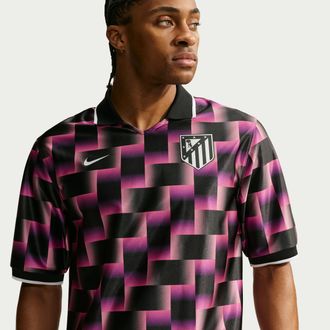 Nike Atl&eacute;tico Madrid Energy Nike Mens Dri-FIT Soccer Jersey in Black | IO3423-010