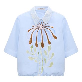 Dorothee Schumacher Dorothee Schumacher, Shirts, female, Multicolor, Size: L Floral Power Blouse