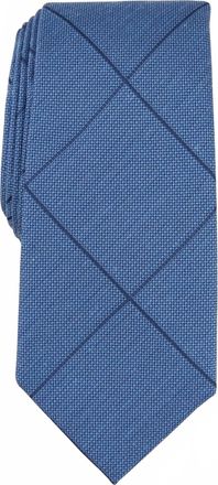 Alfani Mens Amber Grid Tie In Navy