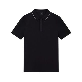 A|X Armani Exchange Polo Shirt - Heren - Polos - Zwart - M - Katoen - Tops