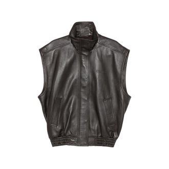 Balenciaga Leather Waistcoat