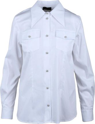 Liu Jo White Tailored Stretch Cotton Shirt