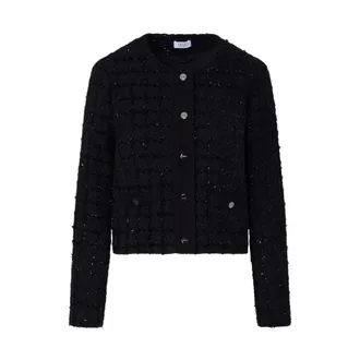Liu Jo Light Jacket - female - Liu Jo - Tweed Jackets - Black - XL - Jackets