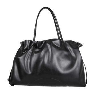 Tory Burch Tory Burch, Shoulder Bags, female, Black, Size: ONE SIZE Ella Drawstring Tote