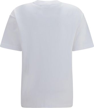 Off-white Womens Big Logo Bookish T-Shirt White-Black Cotton T-Shirts And Polos