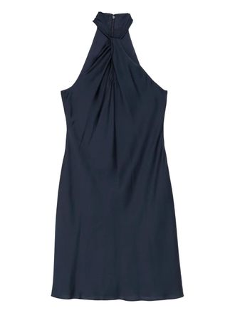 Lauren Ralph Lauren sleeveless mini dress - women - Recycled Polyester/Recycled Polyester/Polyester - 10 - Blue