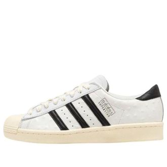 adidas (WMNS) adidas Superstar Vintage White Black Ostrich JH5709