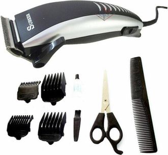 Trade Shop Trade Shop - Surker Sk-5602 Cortadora De Pelo El&eacute;ctrica Razor 4 Peines Tijeras Peine