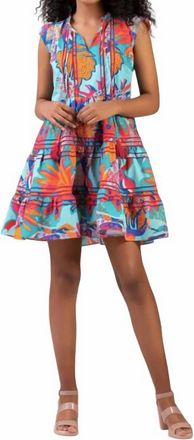 Celina Moon Emila Garden Floss Mini Dress In Multi