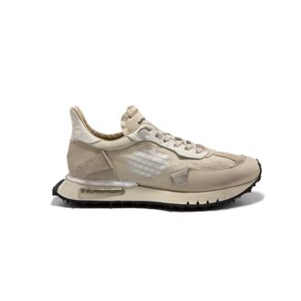 Bepositive Schoenen, Heren, Beige, 46 EU, Leer, Space Race Wing Sneakers