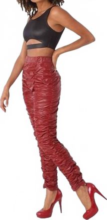 For Her Bold Femme Pants In Burgundy