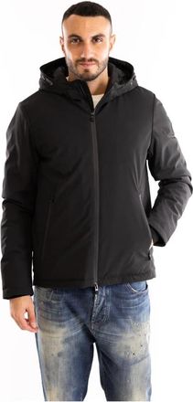 People of Shibuya Short Puffer Jacket - Heren - Winterjassen - Zwart - M - Polyester - Jassen