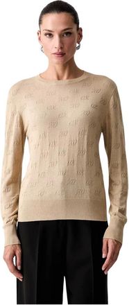 A|X Armani Exchange Dames, Truien, Beige, Maat: L Katoen