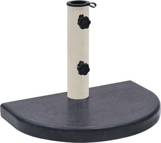 vidaXL Base De Sombrilla Granito Negra 40x28x4 Cm Vidaxl