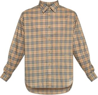 Burberry Hombre, Camisas, Marr&oacute;n, Talla: M