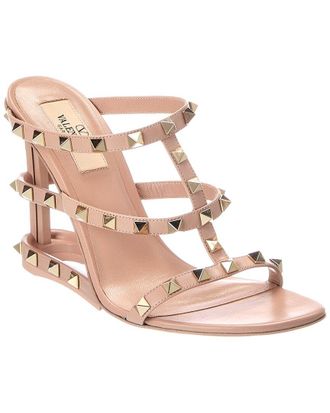 Valentino Rockstud Caged Leather Sandal