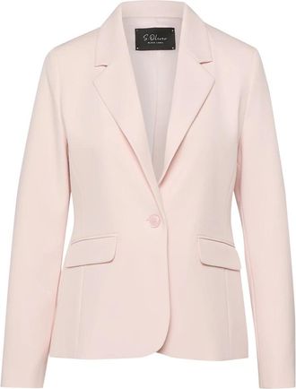 s.Oliver Indoor Blazer - Dames - Blazers - Roze - XL - Satijn - Jassen