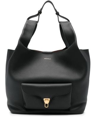 Coccinelle Beat flap-pocket shoulder bag - women - Leather - One Size - Black