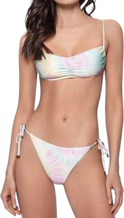 PQ Swim Side Tie Teeny Bikini Bottoms In Utopia