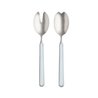 Mepra Fantasia Pewter Salad Serving Set - 2 Pieces in Light Blue at Nordstrom