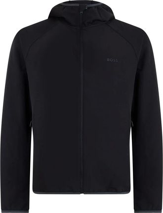 HUGO BOSS Waterproof Jacket - Heren - Zomerjassen - Zwart - 2XL - Polyester - Jassen
