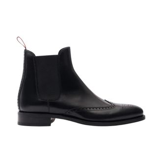 Scarosso Dario Chelsea Boots - male - Scarosso - Chelsea Boots - Black - 8 1/2 UK - Shoes