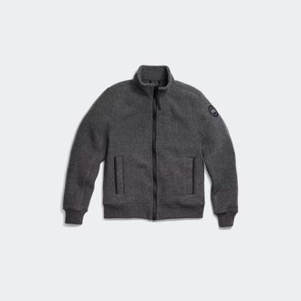 Canada Goose Lawson Fleece Jacket Black Disc (Men, Ozone Blue, XXL)