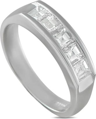 Luxury Bazaar Anello con platino e diamanti - Argento