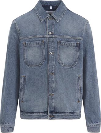 Off-white Half Arrow Skate Denim Jacket - Heren - Spijkerjassen - Blauw - M - Denim - Jassen