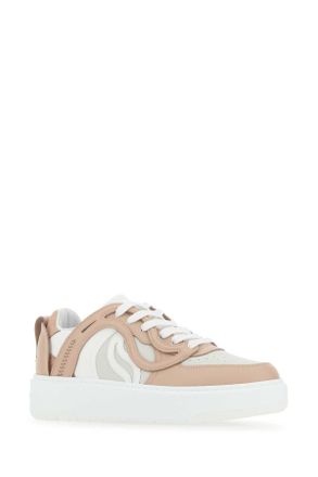 Stella McCartney Colorblock Mat S-Wave Sneaker - Beige