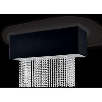 Dmora L&aacute;mpara De Techo Mossa, Negro