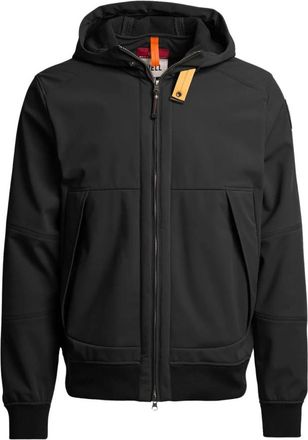 Parajumpers Abner Hooded Bomber Softshell Jas - Heren - Bomber jackets - Zwart - L - Jassen